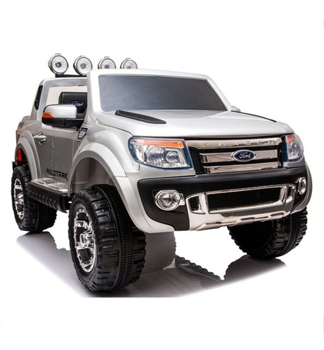 Camioneta Ford Ranger Auto A Batería Gris Con R/c 12v