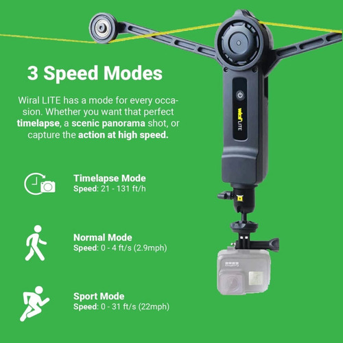 Wiral Lite Cabo Motorizado Filmagem Video= Drone Dolly Slder