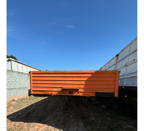 Carreta Carga Seca Grade Baixa Piso Chapa Sem Pneus 3 Eixos