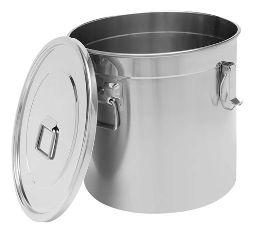 L Cubo De Acero Inoxidable, Contenedor De Granos De 6 L