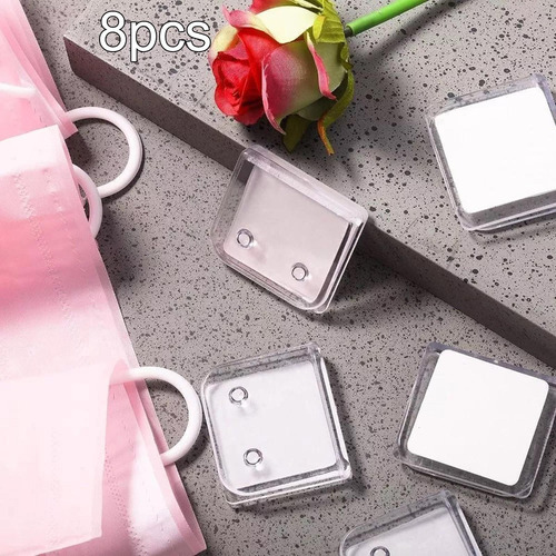 8 Uds. Clips Para Cortina De Ducha A Prueba De Viento, D