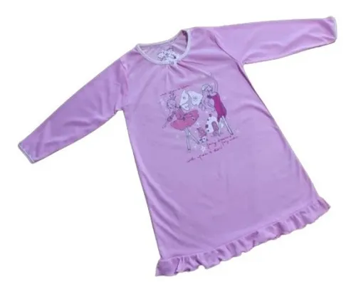 Bata Pijama Para Ni as Algodon