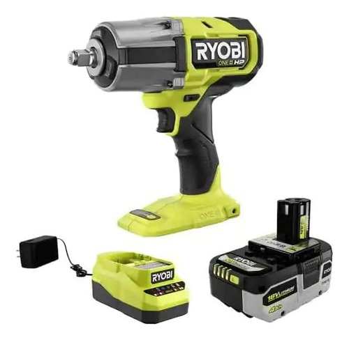 Llave De Impacto Ryobi, #pbliw01k1, 18v, 4 Modos, Verde