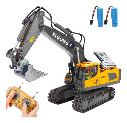 Remote Control Excavator Toy 11 Channel Rc Excavator Truck .