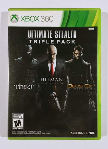 Ultimate Stealth Triple Pack Thief - Hitman - Deus Ex Único (Reacondicionado)