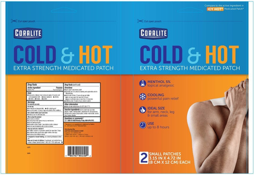Imagen 1 de 1 de Parches Medicados Frio/calor Para Dolores Musculares 2 Und