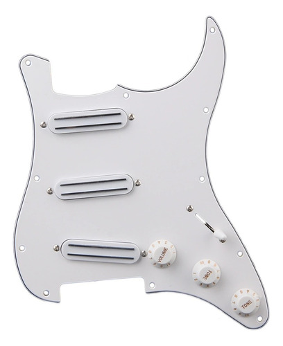 Pastilla Pickguard Sss B500k/a500k Tone Precableada De Doble