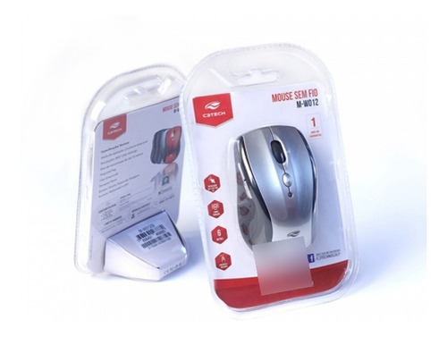 Imagem 3 de 5 de Mouse Sem Fio Wireless 2.4ghz Nano C3 Tech Original Nfe
