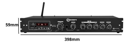 Kit Som Ambiente Amplificador Ths 6000 4 Caixa Jbl C621p Bar