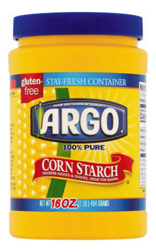 Almidón De Maíz  Argo 454 G (corn Starch) Importado