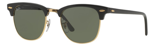 Gafas De Sol Ray-ban Rb3016 Clubmaster (51 Mm, Lente Negra S