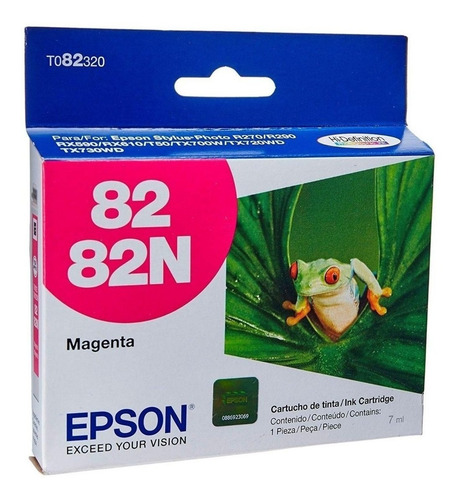 Cartucho Epson T082 Magenta T50/ Tx700w 7ml T082320-al / /vc