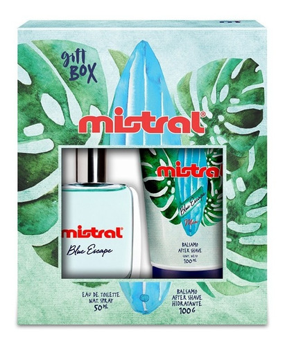 Pack Mistral Blue Escape 50ml + After Shave Hidratante