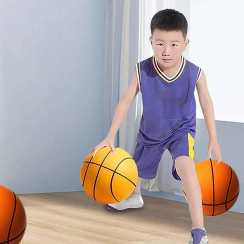 Bola De Basquete Silenciosa Com Aro, Tamanho 7