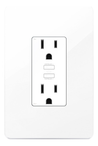 Toma Corriente Doble Wi-fi Inteligente Kasa Automatizacion