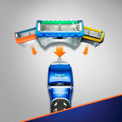 Gillette Maquina De Afeitar Styler 3 En 1 + Cartucho