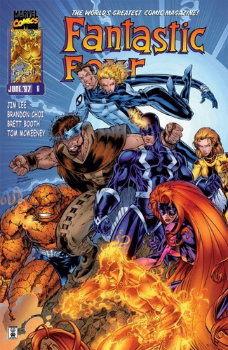 Fantastic Four 8 Quarteto Fantástico Importada Inumanos