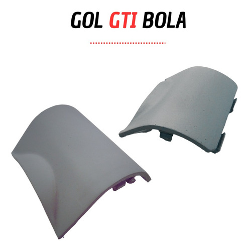 Tampa Spoiler Lateral Gol Gti Bola 02 Peças Lado Direito
