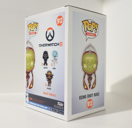 Funko Pop! Games Overwatch 2 - Echo (hot Rod) 913 Exclusivo (Usado)