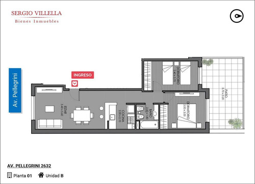 Imagen 2 de 7 de Departamento En Venta De 2 Dormitorios En Rosario