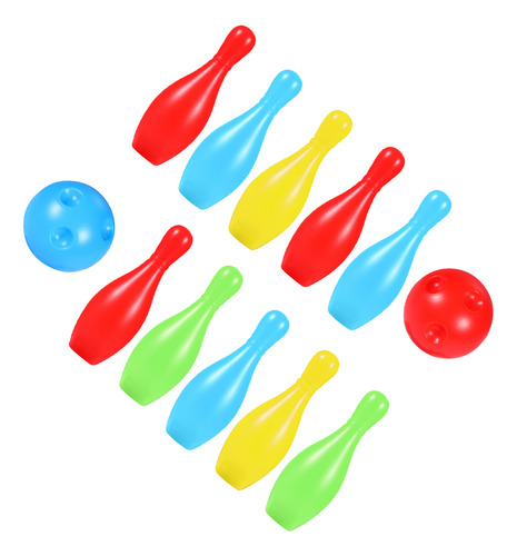 1 Juego De Bolos Resistentes Al Desgaste De Plástico Para Ni