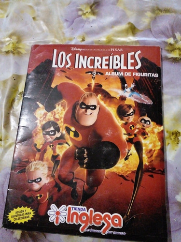 Álbum De Figuritas Los Increíbles Completó 