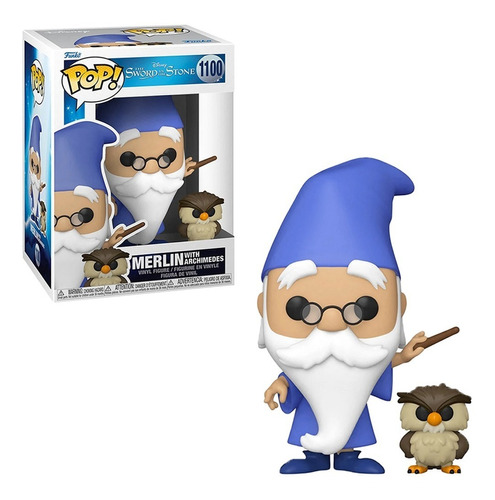 Funko Pop Disney The Sword In The Stone Merlin With Archimed