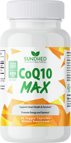Sundhed Natural Coq10 Max - Extra Strength 800 Mg Potente An