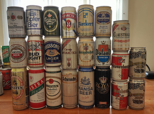 Colección De Latas Cervezas Y Gasesos