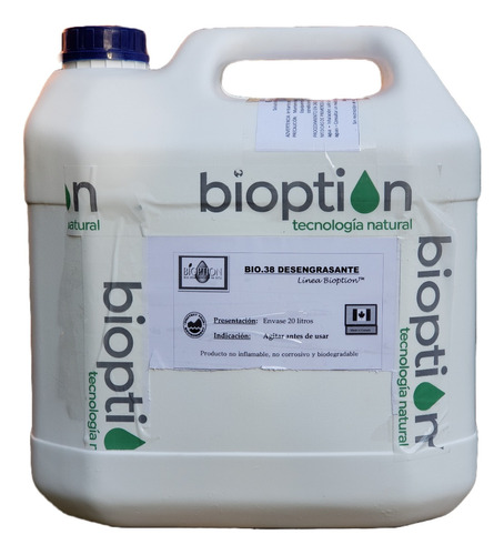 Bioption Bio.38 High Power - Desengrasante Concentrado