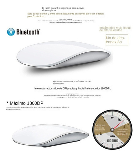 Vv Ratón Inalámbrico Con Carga Bluetooth For Macbook Air/pro