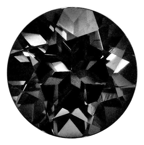 Black 5.2mm Round Loose Diamond (.54 Cttw.)