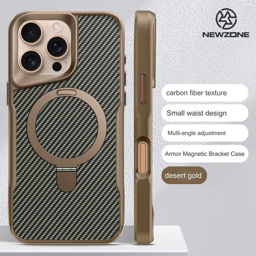 Funda De Teléfono Armor Carbon For iPhone 13, 14, 15 16