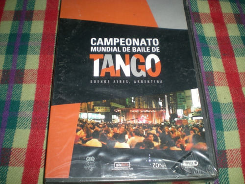 Campeonato Mundial De Baile De Tango - Dvd Nuevo
