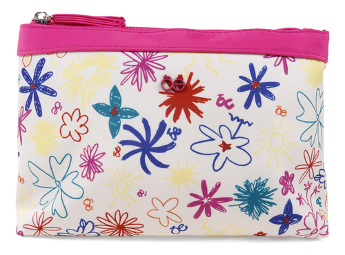 Cosmetiquera Cloe Para Mujer Estampado Floral Multicolor