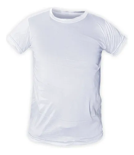 Playera blanca poliester hotsell