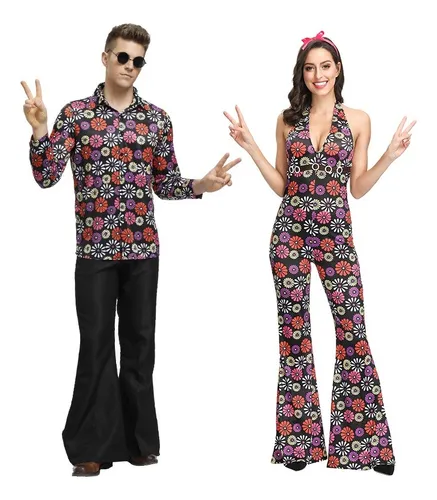 Traje Hippie Hippie Retr Dos Anos 60 Dos Anos 70 Feminino