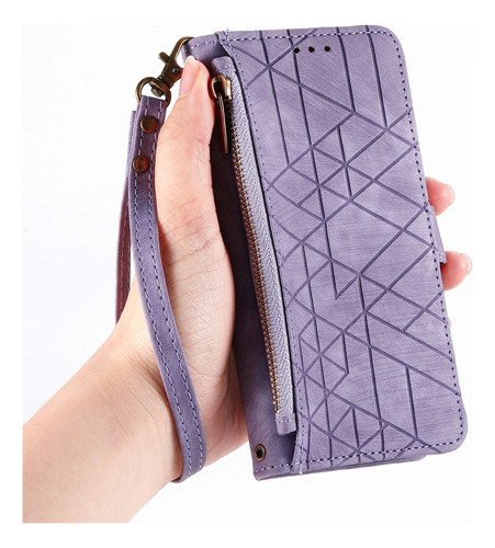 Funda Tipo Cartera De Piel Sintética Para Samsung Galaxy A03s 164/a03 166/f04, Con Ranura Para Tarjetas, Antivibración
