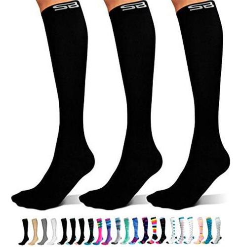 Calcetines De Compresión Sb Sox De 3 Pares (15-20 Mmhg) Para