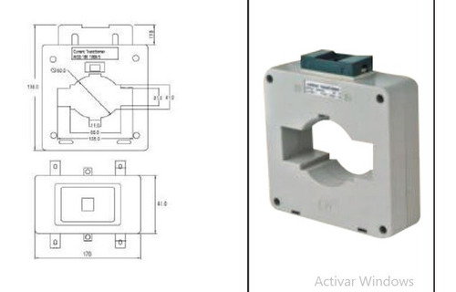 Transformador De Corriente Serie Msq-100 600vac 3000/5a 15va