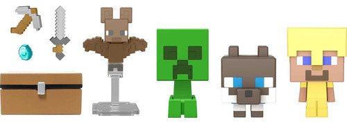 Producto Generico - Minecraft Mob Head Minis Cave Explorers.