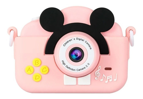 Camara Fotografica Niños Diseño Mickey Mouse Web.a5 - T3180 Color Rosa