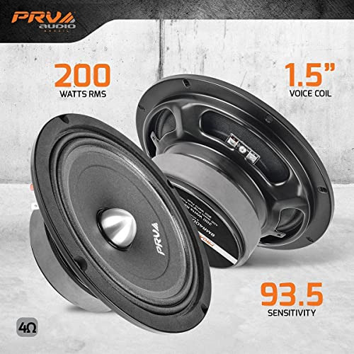 Altavoz Prv Audio 8puLG Midrange 8mr400b-4 - 400w, 4