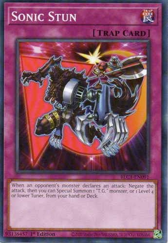 Sonic Stun Carta Yugi Blc1-en091 Common