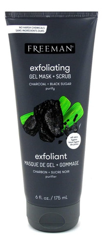 Freeman Mascarilla Facial De Carbón Y Azúcar Negro, 3 Unidad