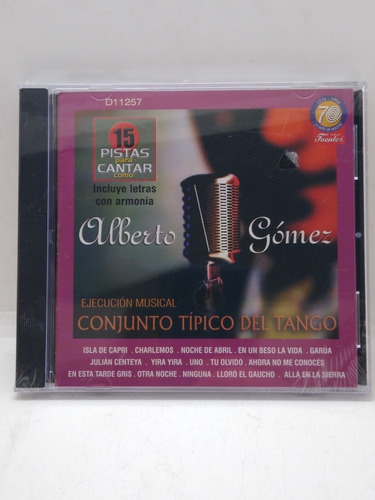 Karaoke Alberto Gómez Tango Cd Nuevo