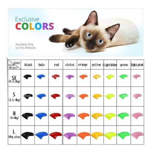 Imagen 4 de 6 de ¡ Protector De Uñas T. Xs Para Gato - Unidad a $627