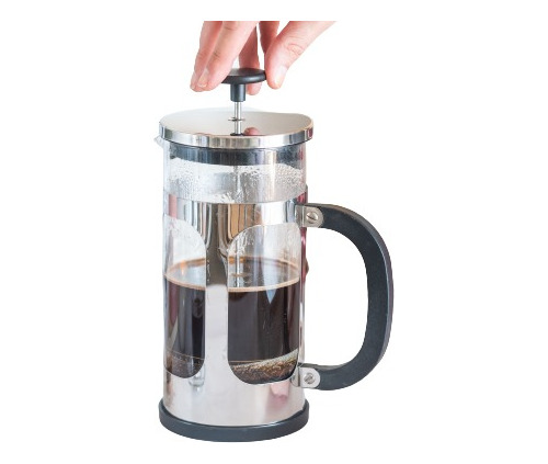 Cafetera Manual Embolo Plateada 1000 Ml 