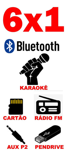 Maquina Karaoke 6 X 1 Com Teclado Lista Pdf No Celular 19 P Cor Amarelo