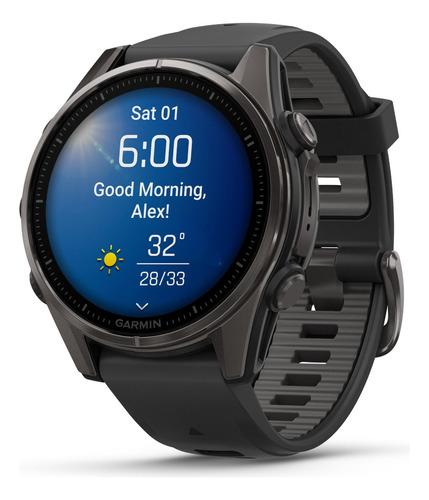 Monitor Garmin Fénix 8 43mm Amoled Safiro Titanio